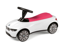 BMW Sparkbil vit rosa