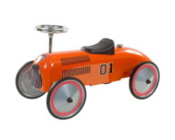 gåbil orange retro roller charley